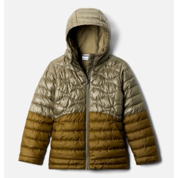 Columbia Humphrey Hills Puffer, Chamarras Grises Verdes Verde Oliva Para Niña | 085967-XOI